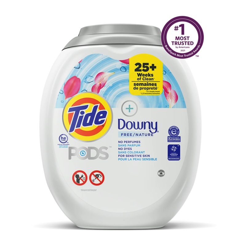 Tide PODS Plus Downy Free Laundry Detergent Pacs 15 Count