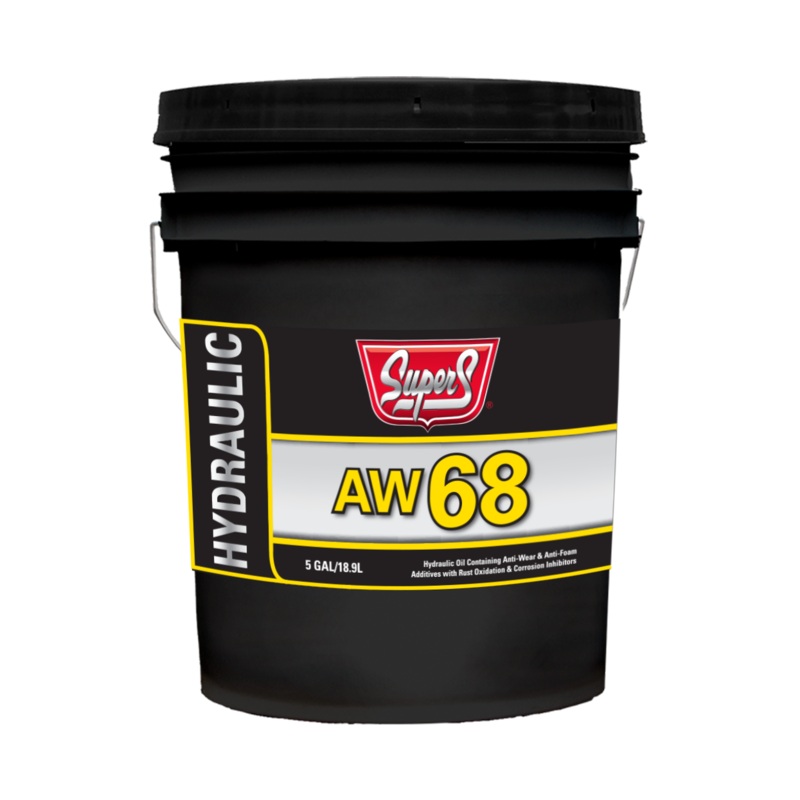 Super S Ashless Aw 68 Hydraulic Fluid 5 Gallon