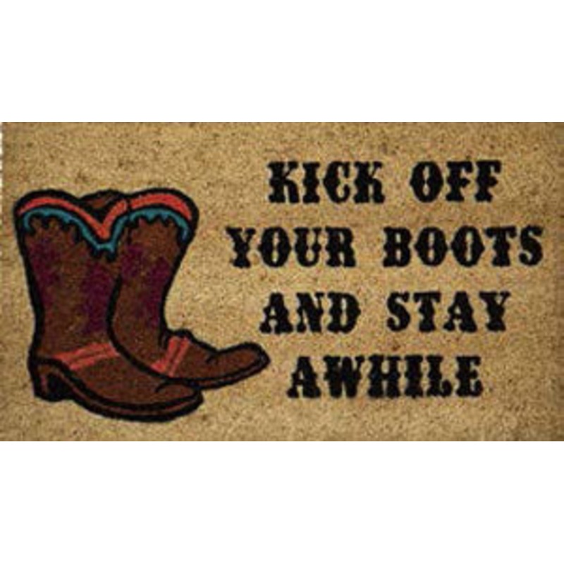 Technoflex Kick Off Your Boots Heavy Duty Coco Mat – 18” x 30”