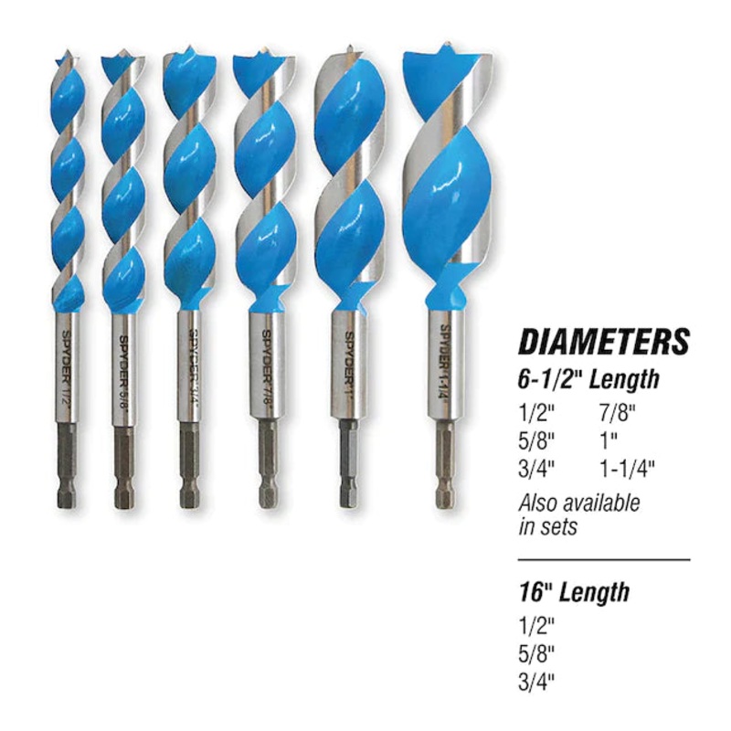 Spyder Stinger Power Bit 1-1/2-in x 6-1/2-in