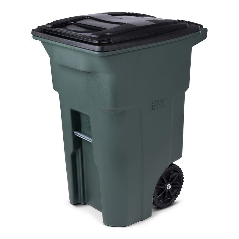 Toter Two-Wheel Carts Trash Cans
