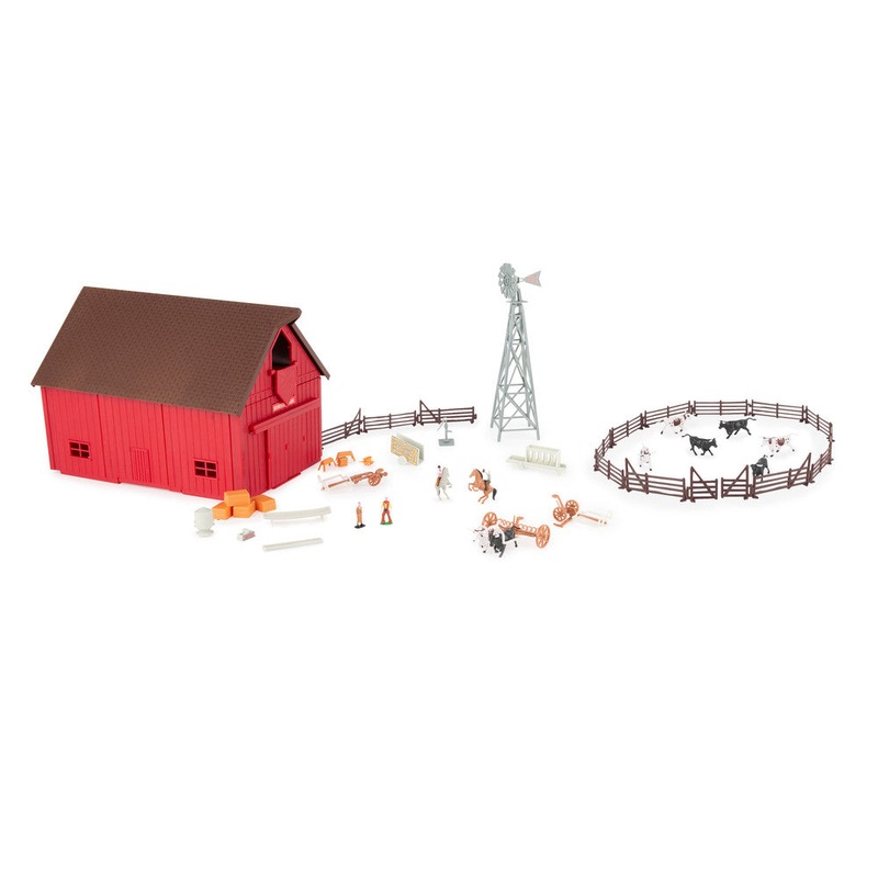Tomy ERTL 1:64 Western Ranch Barn – Farm Toy Playset