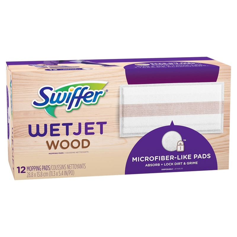 Swiffer WetJet Wood Mopping Pad Refill 12 Count