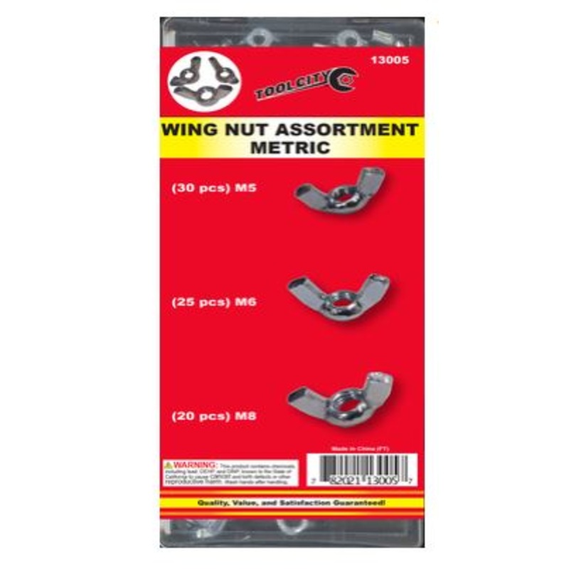 Tool City Wing Nut Assortment – Metric