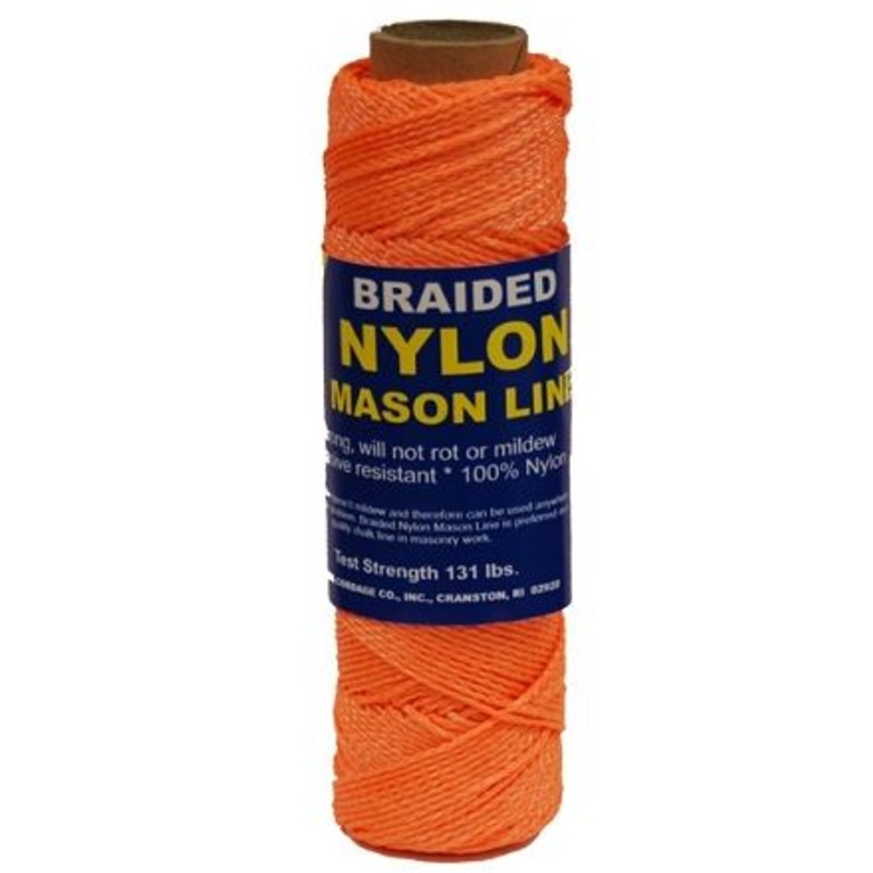 T.w Evans Cordage #1 Braided Nylon Mason 250′ Orange