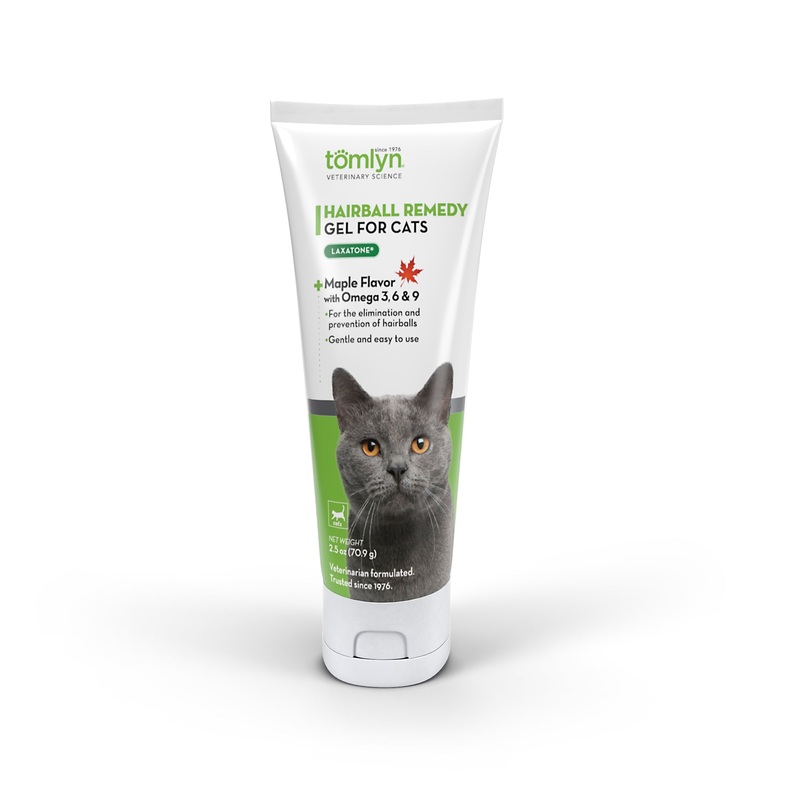 Tomlyn Laxatone Hairball Remedy Maple-Flavored Gel for Cats