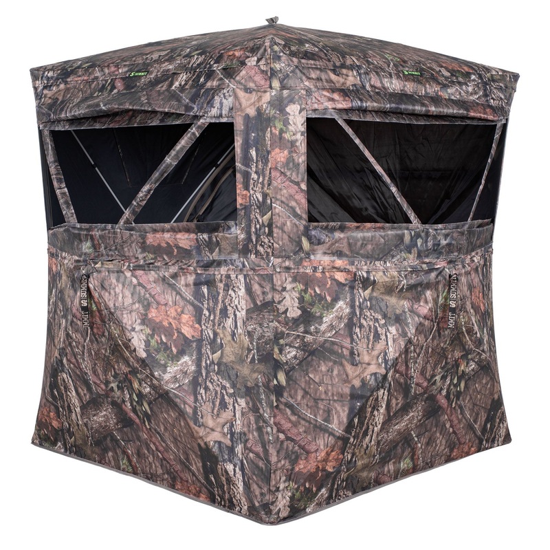 SUMMIT GROUND BLINDS SU87024 Viper 3 Person Mossy Oak Country 72 x 58 x 58